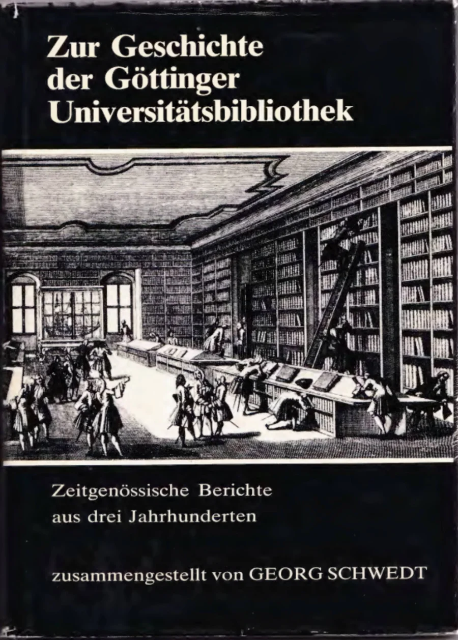Zur Geschichte der Göttinger Universitätsbibliothek, Georg Schwedt